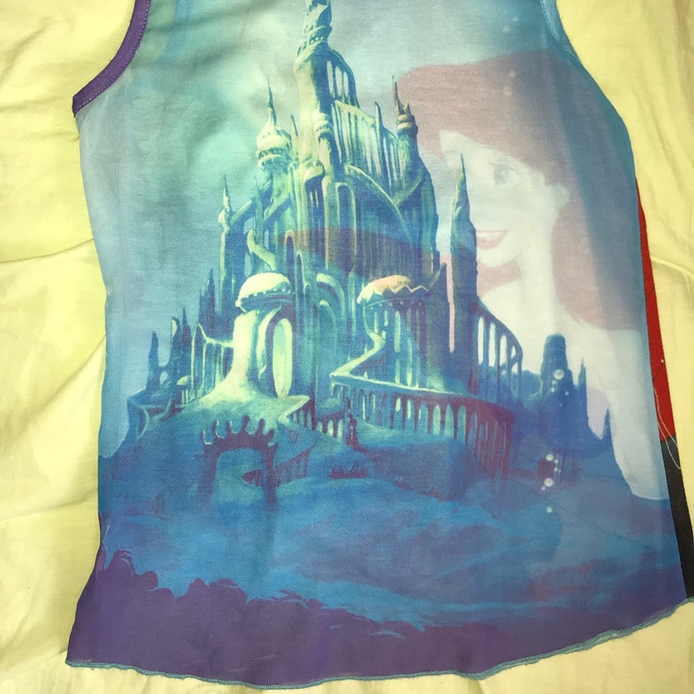 Little Mermaid Muscle Tee - Picture 2 of 3